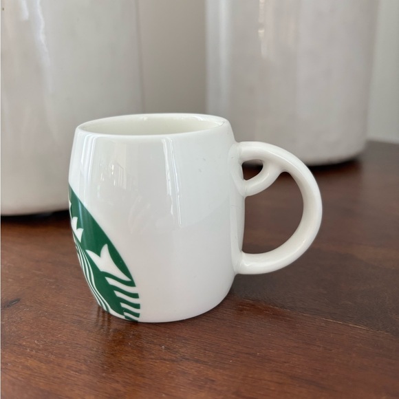 Starbucks Demitasse 3 oz Espresso Cup w/ Ornament Loop, Siren Mermaid Logo 2010 - Picture 8 of 8